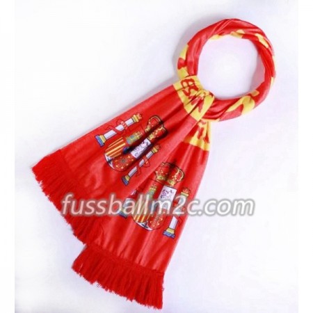 Spanien WM 2018 Schal Rot